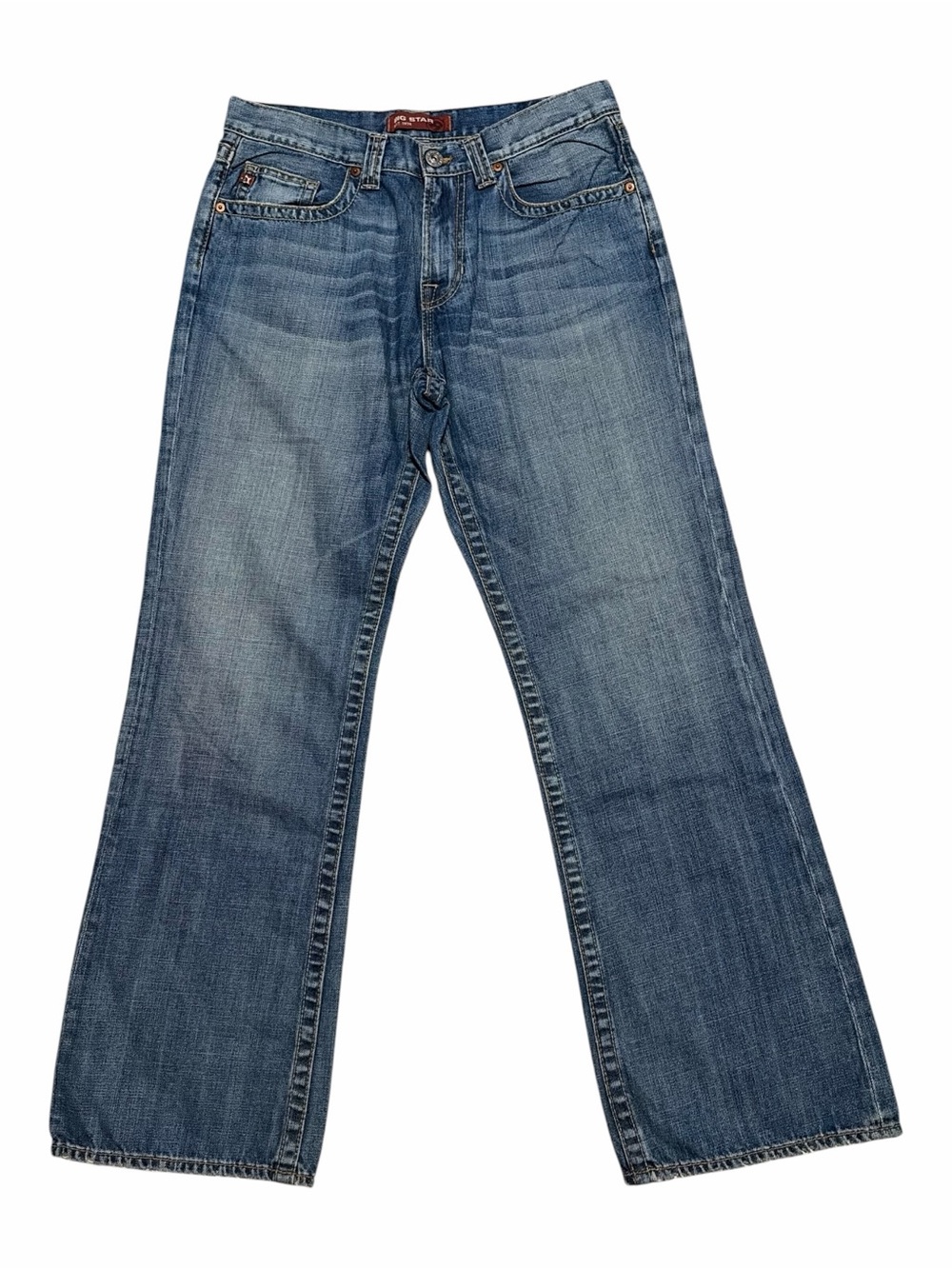 BIG STAR Medium Wash Pioneer Bootcut Jeans 32
